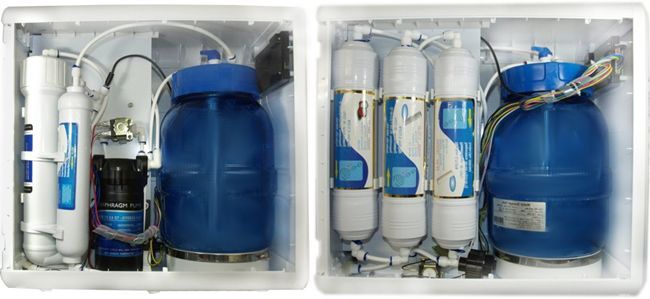 filtros y membrana osmosis con bomba
