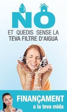 Finança el teu filtre d'aigua